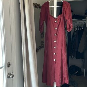 ASOS red dress